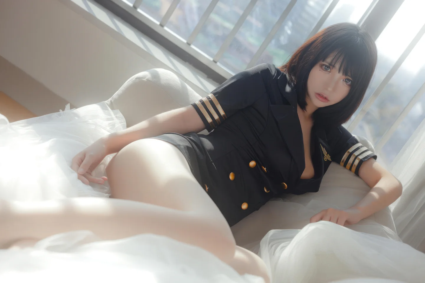 疯猫ss - No.158 黑色制服 [40P-284MB] tg@simisebaisi 【丝足阁】030.webp
